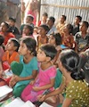 Slumová škola v Bangladéši